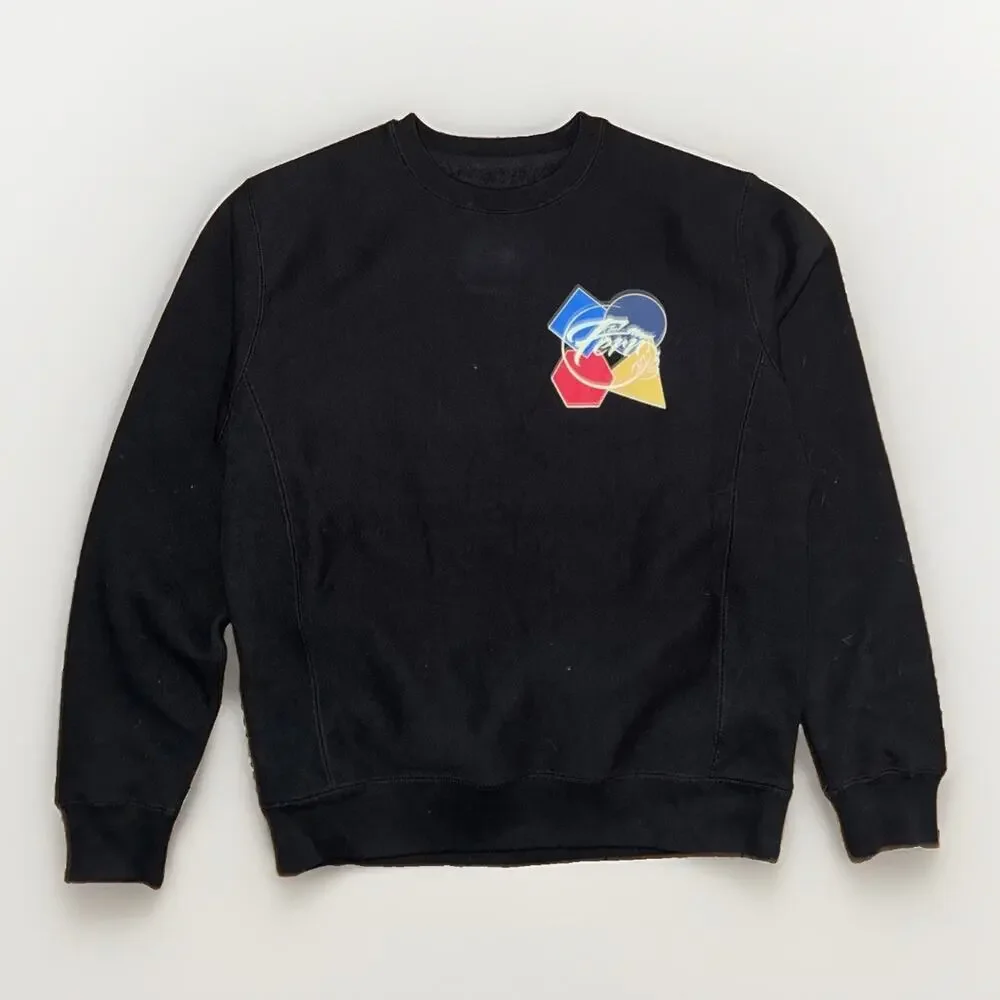 Fern LA Streetwear Designer Crewneck Sweater Black Small